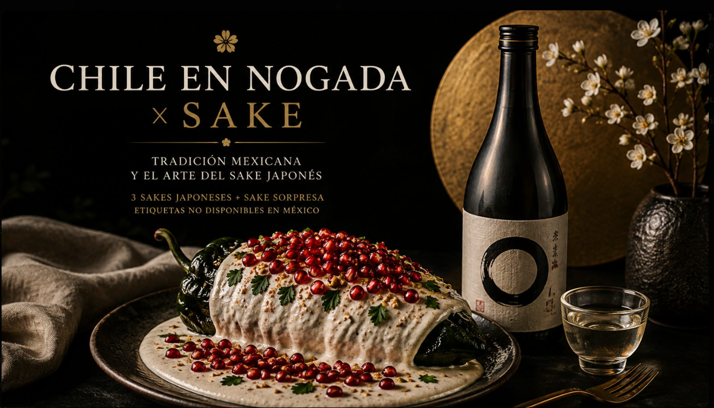 CHILE EN NOGADA X SAKE